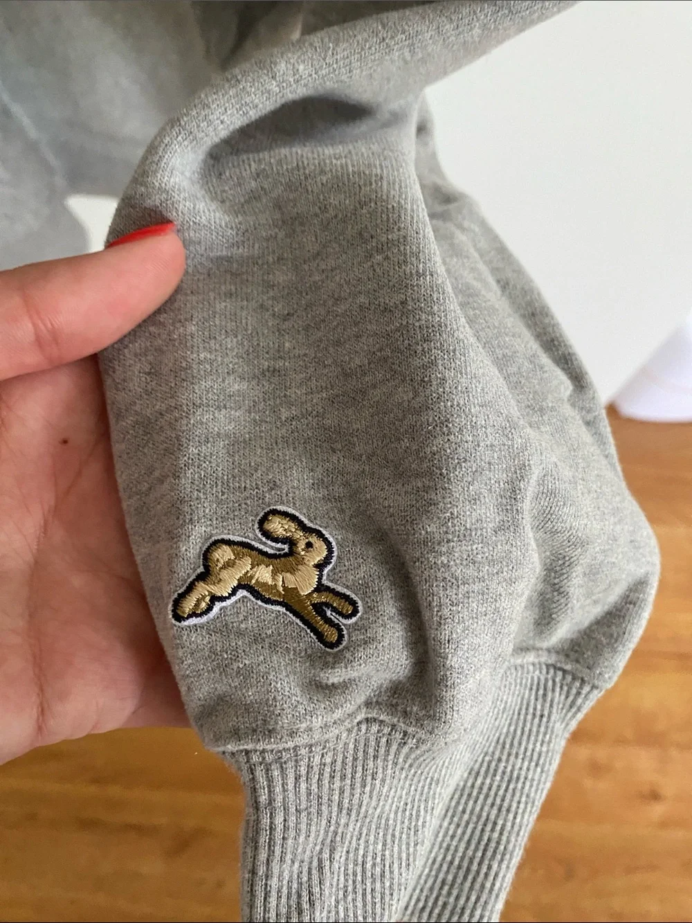 Tracksmith Gray Crewneck Sweater - Picture 4 of 5